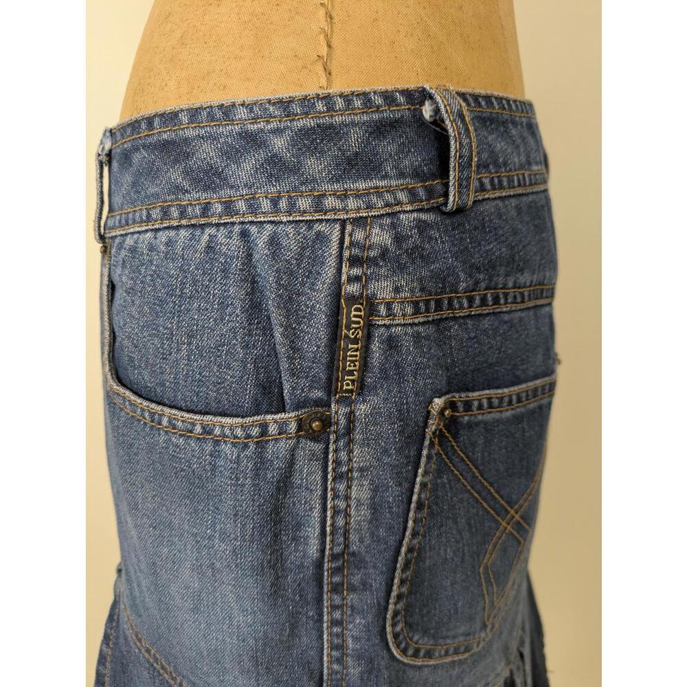 Y2K Plein Sud fringe denim skirt - Picture 7 of 9